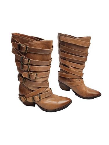 Brother Bridge Henry Vintage Black Calf Monkey Boots Size 10 Made