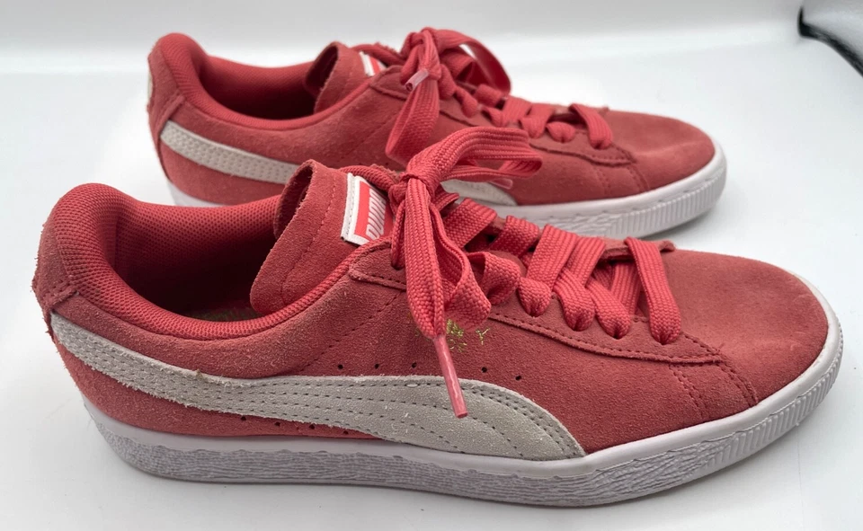 Zapatillas clásicas de gamuza roja PUMA Nantucket para mujer - talla 6,5 - color retirado Foto 4 de 4
