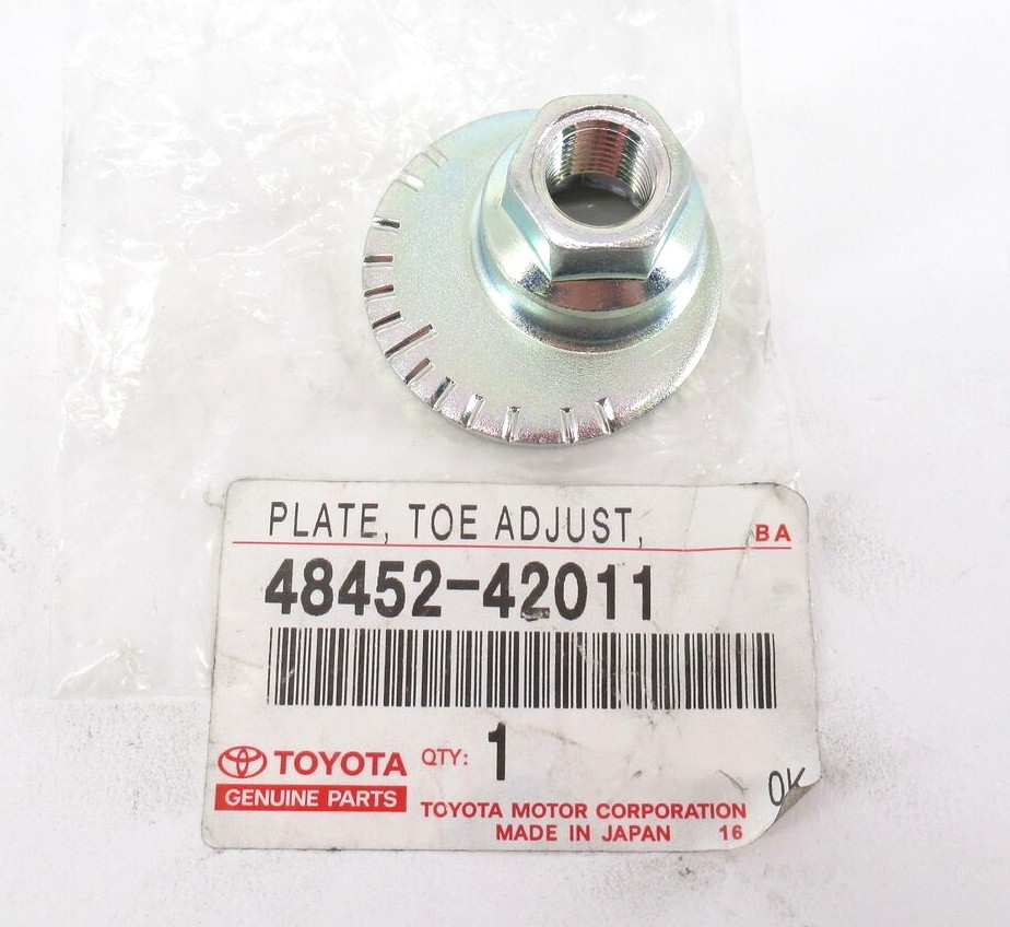 Genuine OEM Toyota 48452-42011 Rear Suspension Toe Adjust Plate