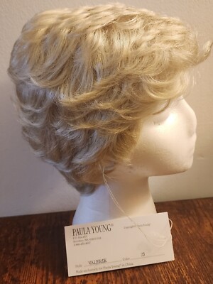 Paula Young Short Curly blond wig Amazon.com: Paula Young Sensational Wig Classic Short Wig  main image 2