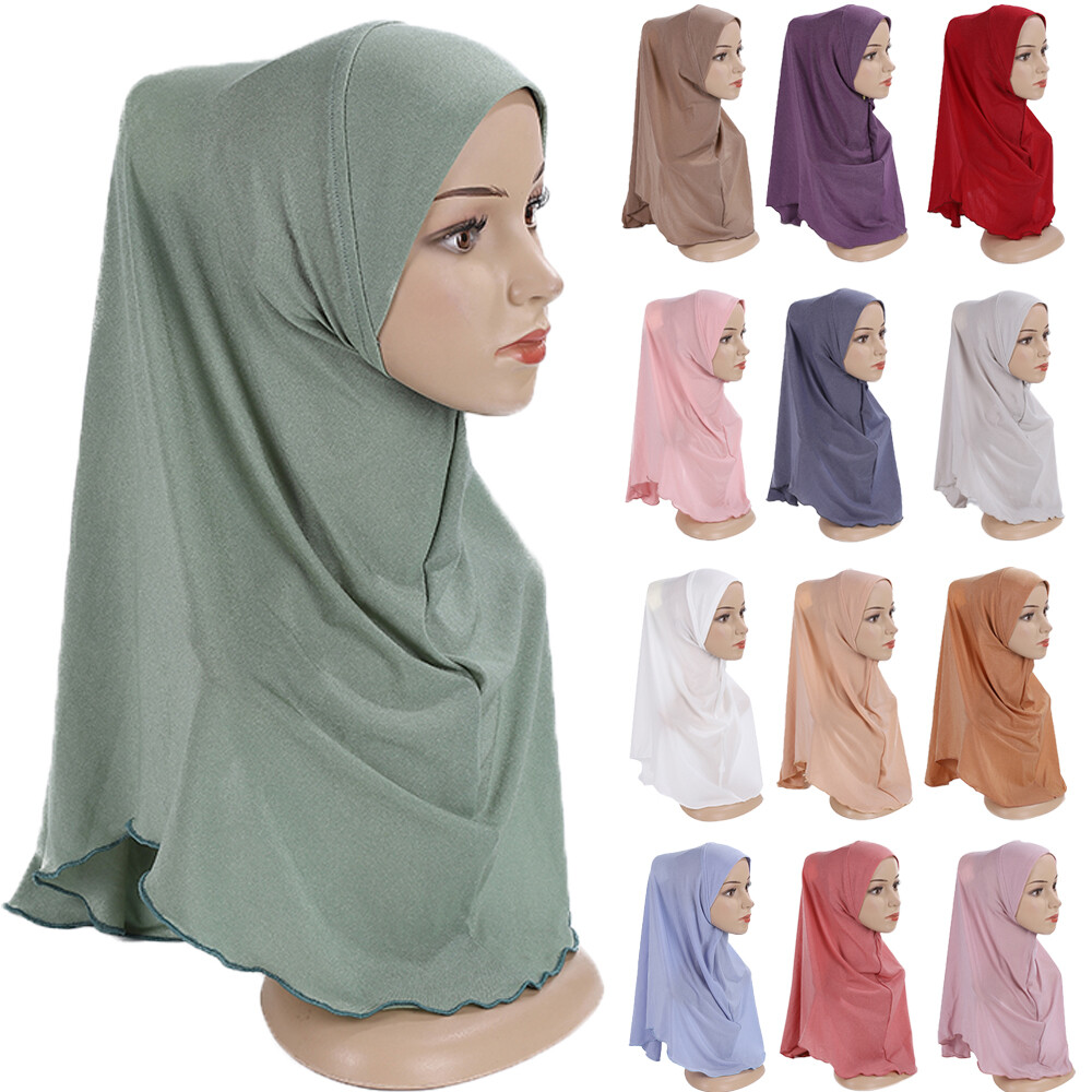 Burqa Scarf For Girls One Piece Amira Muslim Women Instant Scarf