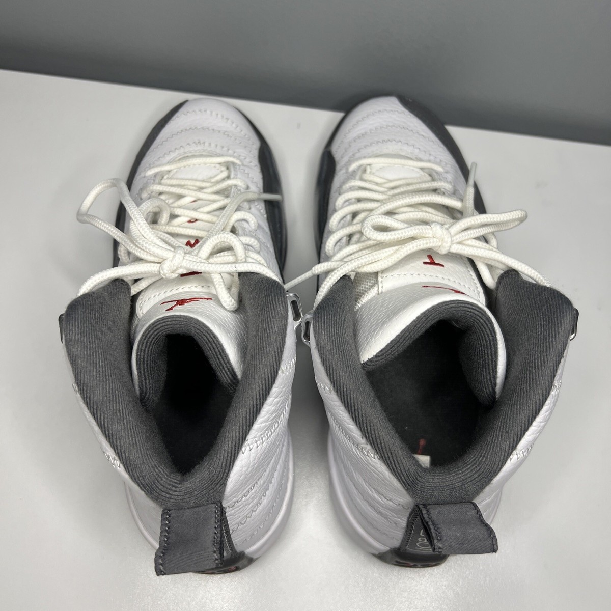 Size 6 - Jordan 12 Retro White Grey 2019 | eBay