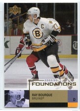 2002-03 Upper Deck Foundations Hockey - #6 - Ray Bourque - Boston Bruins