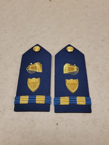 Coast Guard Public Information Warrant Officer CWO2 Shoulder Boards Meyers #3 - Picture 3 of 20
