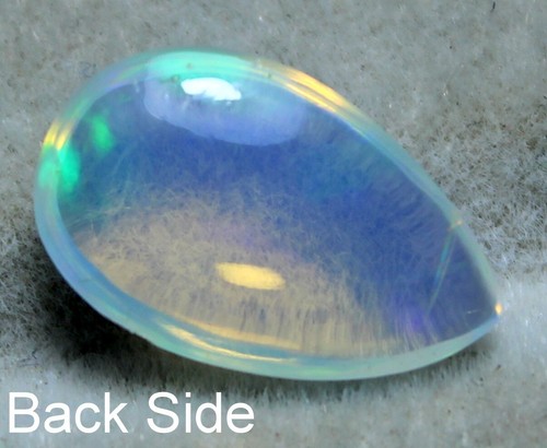 Natural Ethiopian Opal Beautiful Blue Berry Fire Cabochon Loose Gemstone 2 Ct - Picture 11 of 11
