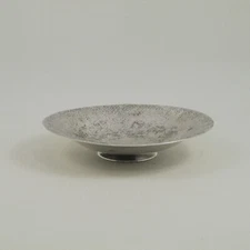  CARL DEFFNER Esslingen German Hammered Silverplate Footed Dish Vide Poche