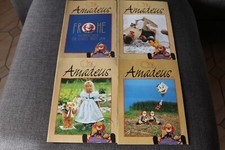 4 x Sigikid Club Magazine Amadeus 1995/1996 + 4 AMADI NEUw Clown Puppen RARit&auml;t
