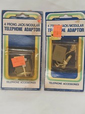 Tawn 4 Prong Jack/Modular Telephone Adapter