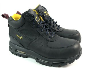 nike acg boots black and yellow