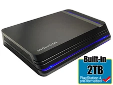 Avolusion Pro X 2TB USB 3.0 External Gaming Hard Drive (PS4 Pro, Slim, 1st Gen)
