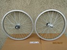 New Aluminum Bicycle Rim Set For 20' Bmx , Gt, Mongoose,Dino, Tricycle,Etc