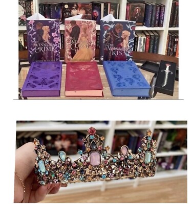 Illumicrate Signed The Winner s Curse Trilogy Marie Rutkoski Elithien Full Box