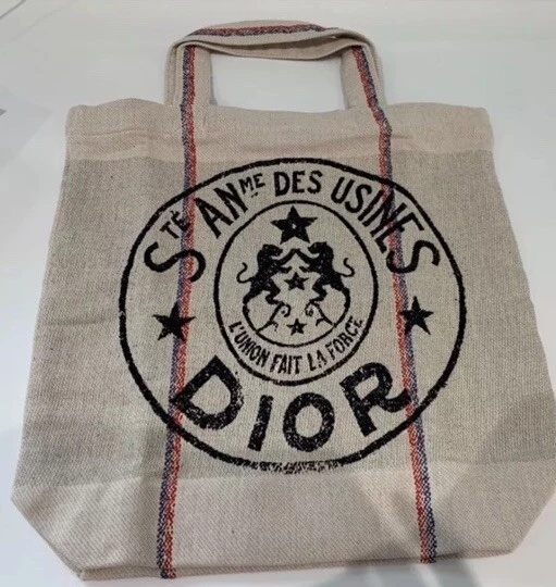 CHRISTIAN DIOR FOURRE TOUT JUTE 2022 NEUF EN BOÎTE LIVRAISON GRATUITE
