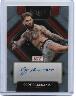 UFC　コーディ・ガーブラント　サインカード CODY GARBRANDT 2023 Panini UFC Chronicles Signatures Auto SP