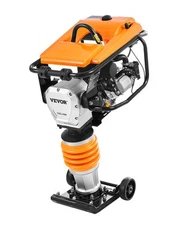 VEVOR 6.5 HP 196 cc Four-Spring Jumping Jack Vibratory Rammer Tamper Compactor