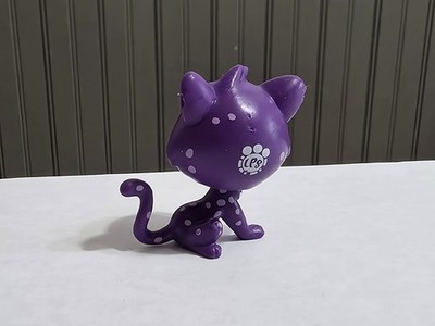 Upesi Duma LPS Purple Leopard #125 Cheetah Littlest Pet Shop Cat