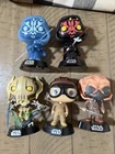 Star Wars Funko Pop Lot Darth Maul Plo Koon Anakin Skywalker General Grievous