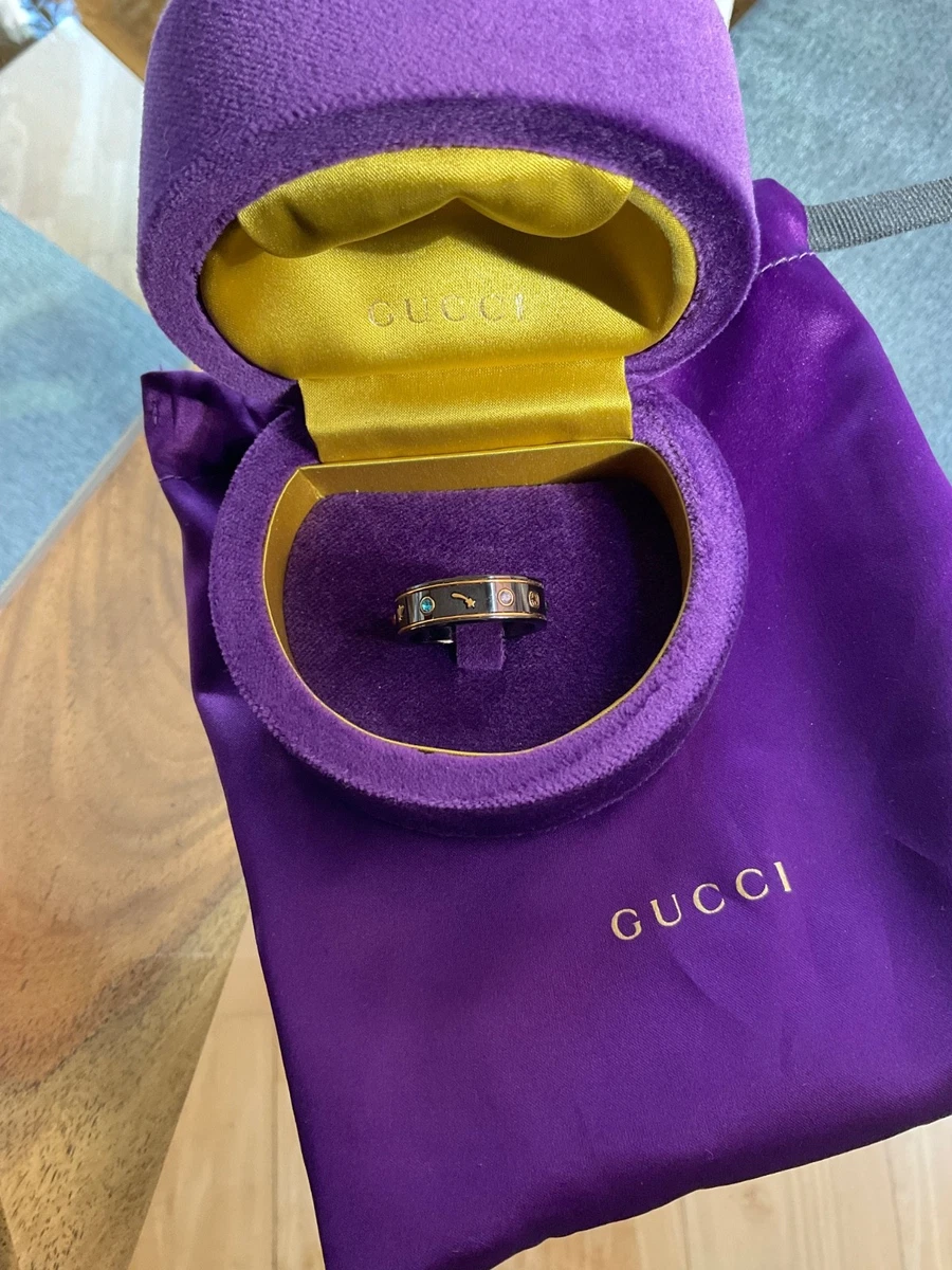グッチ アメジスト ツイストリング 12号 Gucci Gemstone Ring Amethyst Fine Rings for sale | eBay