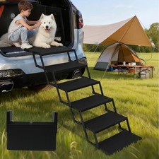 Dog Stairs for Car, Foldable Dog Steps for Large Dogs, 6-Step Ultra-Lightweig...