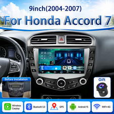 For Honda Accord 7 2003-2007 Apple Carplay Android 15 Car Stereo Radio Gpscam