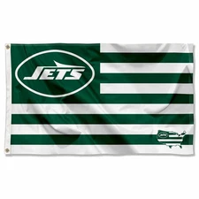 3x5 Foot New York Jets USA American Nation Stripes Flag