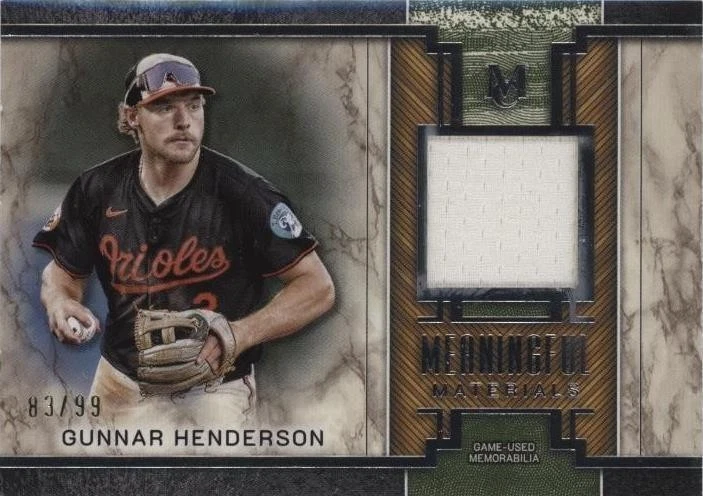 Gunner Henderson　　TOPPS MUSEUM 🔥🔥 Gunner Henderson 2023 Topps Museum Collection Canvas RC