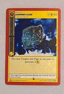 MetaZoo CCG Lightning Glass Cryptid Nation: Second Edition 37/159 Reverse  Holo