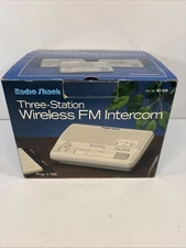 Wireless IntercomRadio Shack Three-Station  43-219, Two units