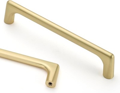 10 Stück 9,6 cm Gebürstet Gold Schrankgriffe Küchenschrank Schubladengriffe Zink