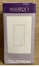 Lutron MS-OPS2-WH Motion Sensor Switch, 5Amp, SINGLE-POLE/3-WAY, White - NEW