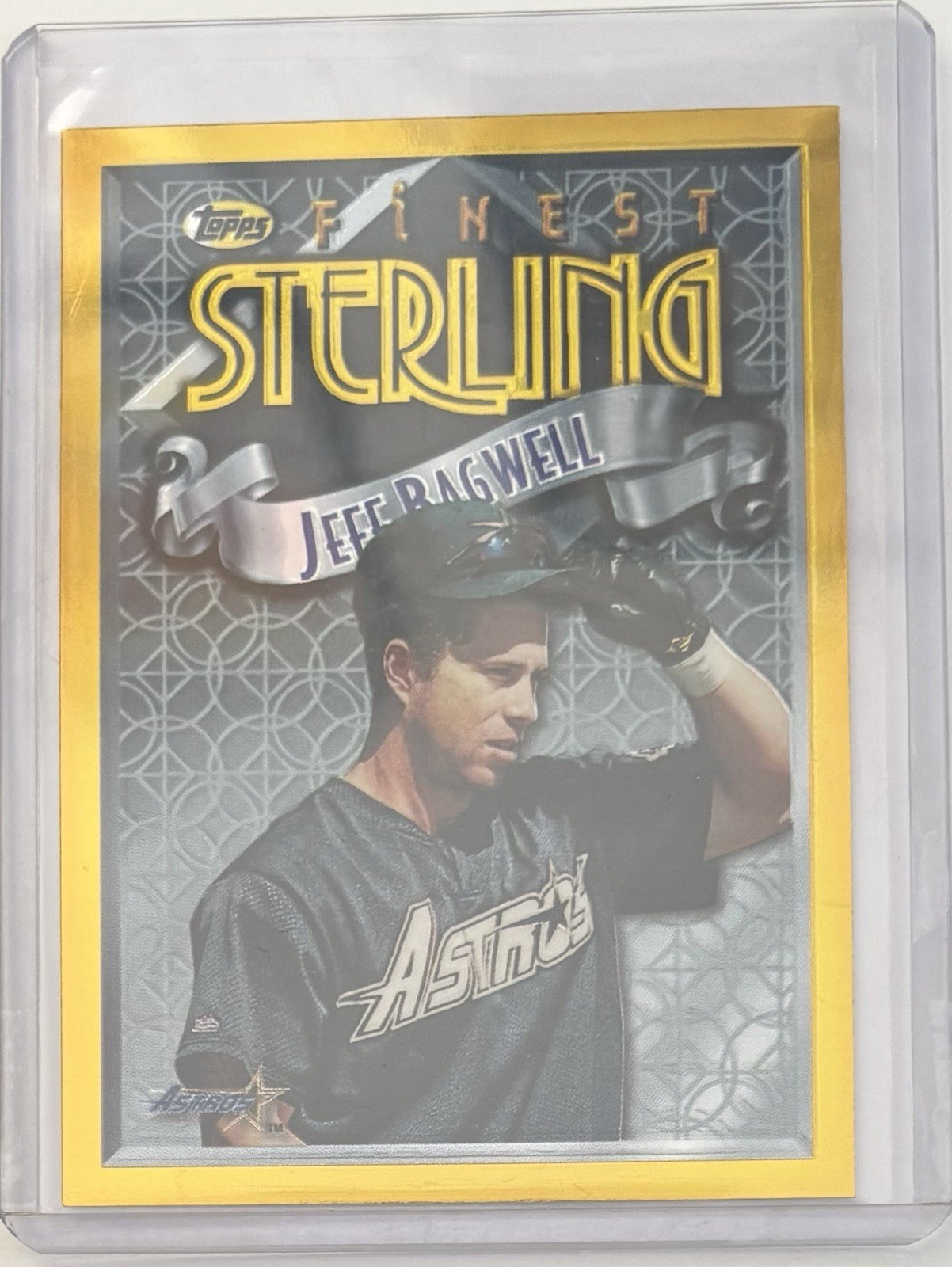 1996 Topps Finest Sterling Jeff Bagwell #42 Houston Astros HOF