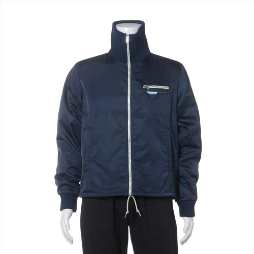 Prada 18 years Nylon Blouson 50 Men's Navy Blue SGB055 Insulated jacket Overall