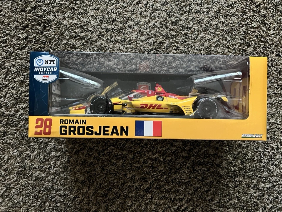 2023 NTT IndyCar Series #28 Romain Grosjean / Andretti Autosport DHL en 1:18 Foto 2 de 4