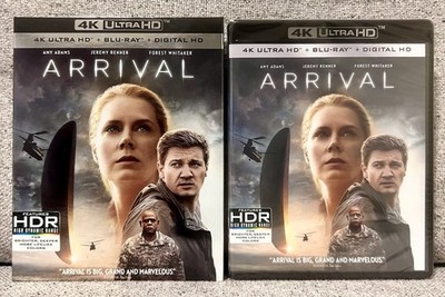 ARRIVAL 4K UHD + Blu-ray [US 1st PRINT] w/RARE GLOSS FINISH SLIPCOVER NEW MINT!
