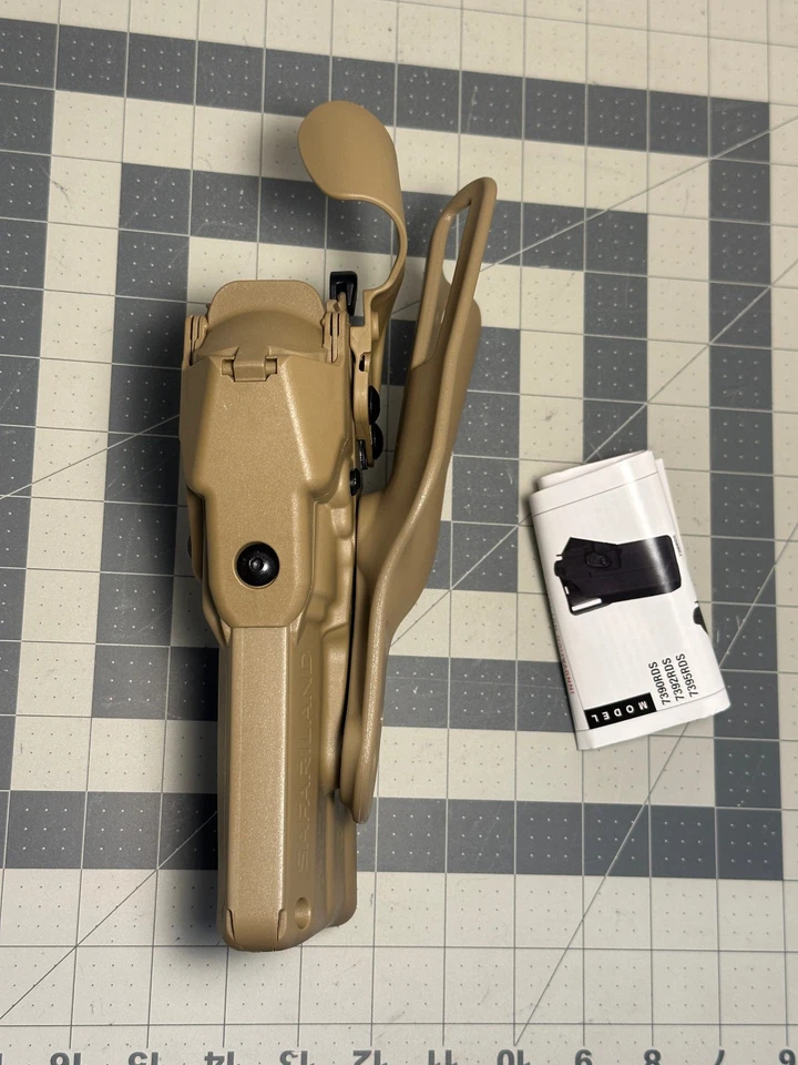 Safariland 7395RDS ALS RH FDE Duty Holster, GLOCK 19 (ALL GENS) w/ LIGHT & RDS - Image 4 of 4