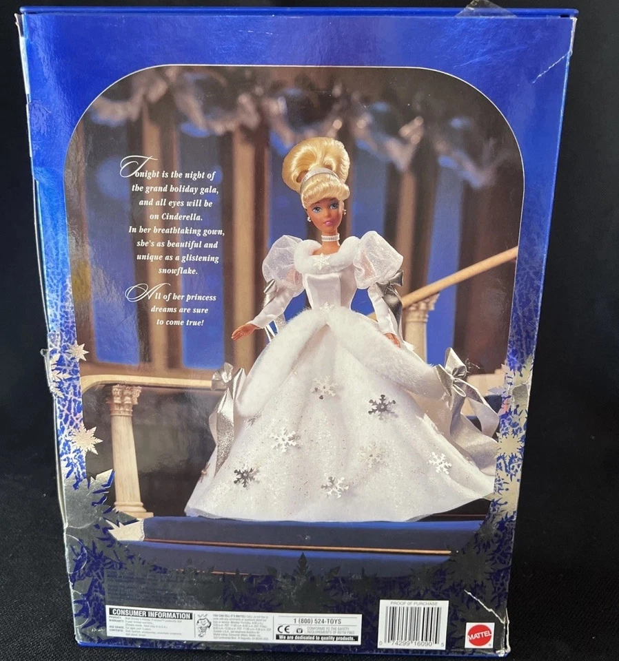 Muñeca Disney Holiday Princess Cenicienta Edición Especial 1996-Primera en Serie-Mattel Foto 3 de 4