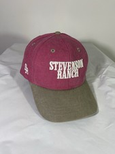 Stevenson Ranch red & tan embroidered double Snapback hat cap