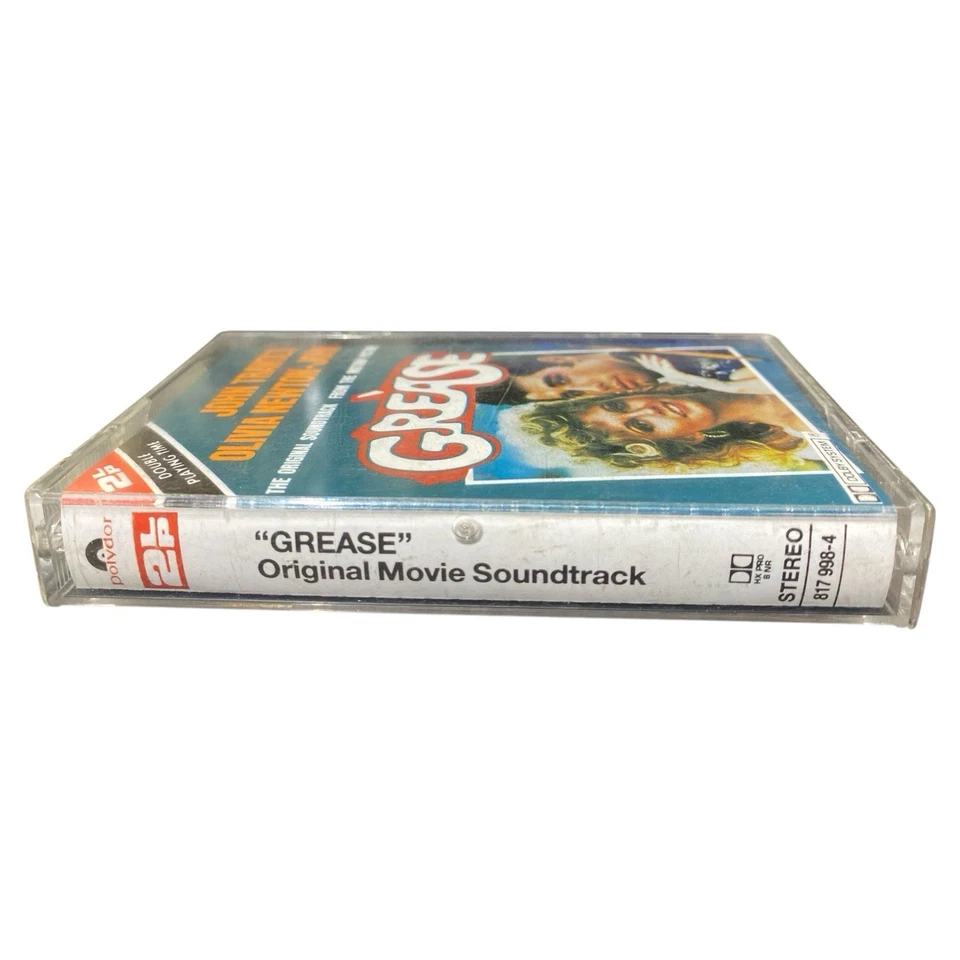 Grease Cassette Tape Movie Soundtrack John Travolta Olivia Newton-John VTG 1978 - Image 3 of 4