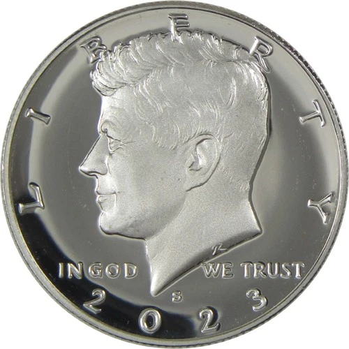 2023 S Kennedy Half Dollar Choice Proof .999 Silver 50c Coin