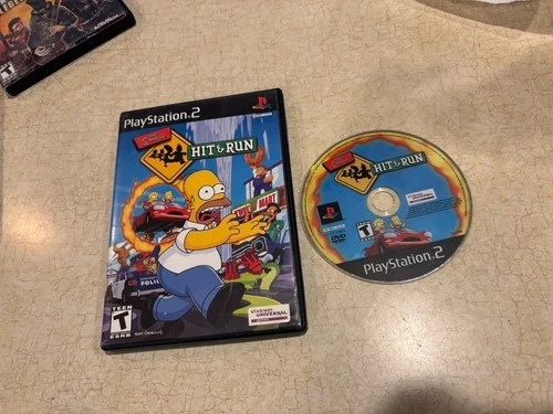 The Simpsons: Hit & Run (Sony PlayStation 2, 2003) Game No Manual Tested PS2