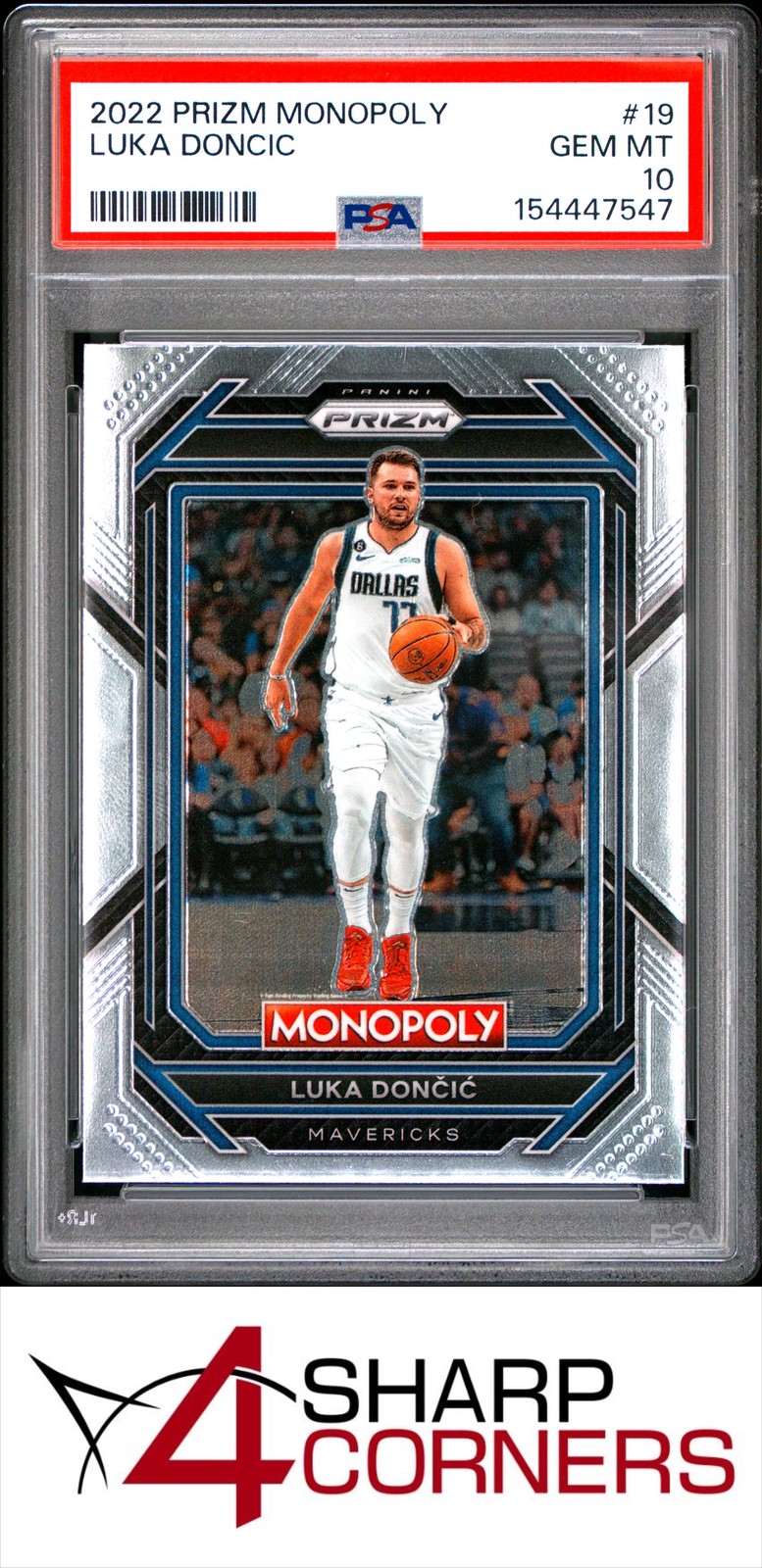 2022 PANINI PRIZM MONOPOLY #19 LUKA DONCIC PSA 10