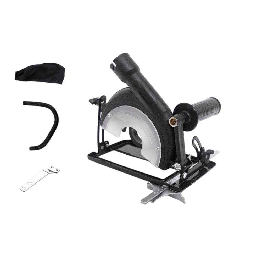 Adjustable Angle Grinder Fixture Stand with Dust Shield and Quick Release