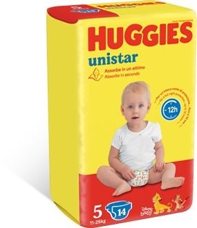 Huggies – Huggies Unistar Pannolino N. 5 12-22 Kg