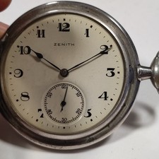 Orologio da tasca meccanico Zenith automatico argento e oro Gran Prix Paris 1900