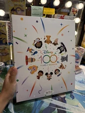 Card Fun Disney 100 Joyful Trading Cards Binder 9 Pockets Double Sided US Seller