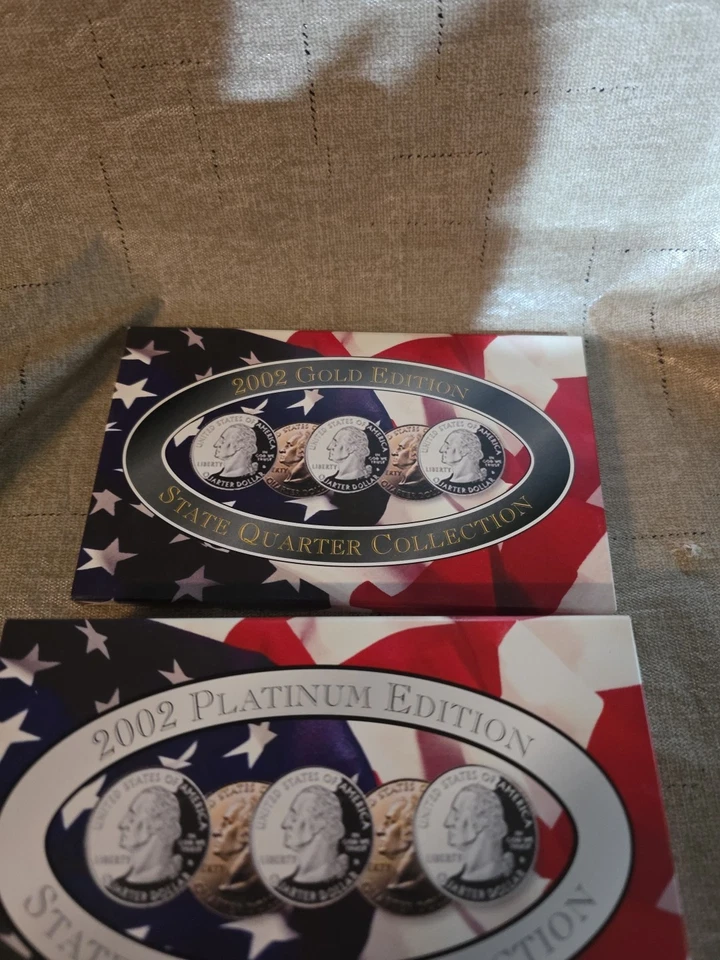 4 sets of 2002 D State Quarters Minted In Denver and Philadelphia In Case W/Coa - Image 4 of 4