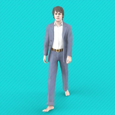 1/24 Scale Resin Doll Sunny boy Statue Unpainted Unassembled 3D Print Model Kit