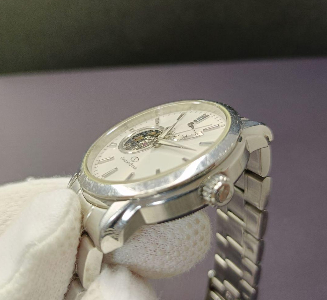 Running Orient Star Open Heart Automatic Watch Me… - image 9