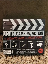 Paladone Lights, Camera, Action The Ultimate Game for Movie Fans NEW Sealed Box