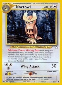 Pokemon Noctowl (42/111) Neo Genesis NM